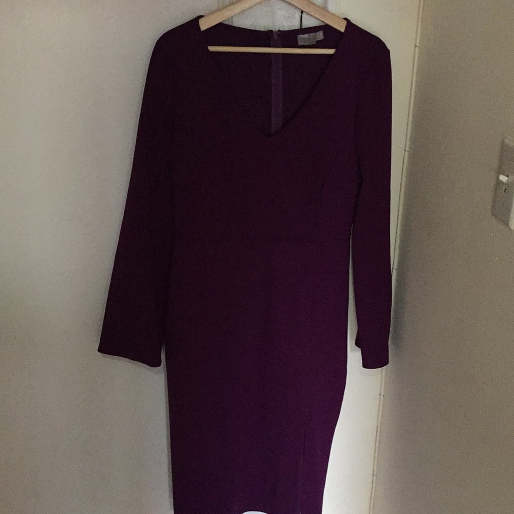 Long sleeve midi dress
